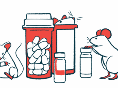 CLN1 enzyme replacement therapy | Batten Disease News | illustration of mice with medicine bottles